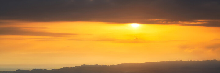 Wall Mural - Sunset sky