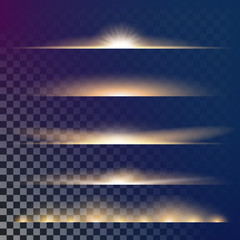 Wall Mural - Creative concept Vector set of glow light effect stars bursts with sparkles isolated on black background. For illustration template art design, banner for Christmas celebrate, magic flash energy ray