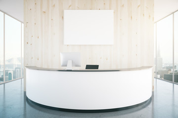 Poster - Modern reception desk in interior
