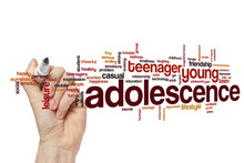 Adolescence Word Cloud