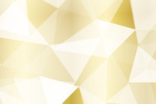 Bright Gold Pattern. Polygonal Pattern. Vector Illustration