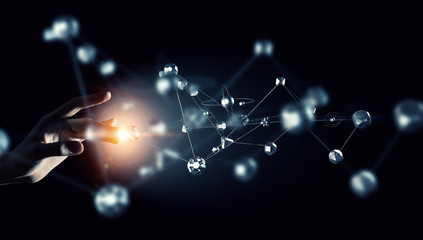 Poster - Technologies for connection . Mixed media
