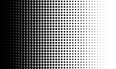 Wall Mural - gradient background with stars halftone dots design
