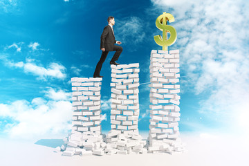 Aufkleber - Financial growth concept