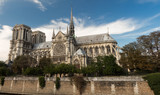Fototapeta Paryż - The Notre Dame cathedral, Paris, France.