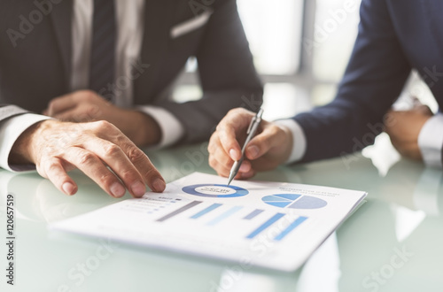 Foto Analysis Brainstorming Business Working Report Concept