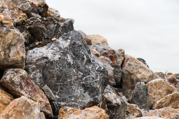 Wall Mural - Close up large rocks.