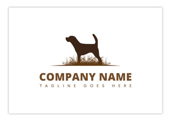 Wall Mural - dogs - friendly dogs in the field