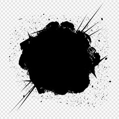 Vector Explosion Isolated on Transparent Background | EPS10 Design Illustration