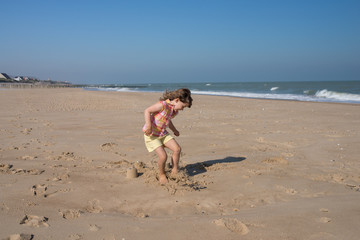 Poster - écraser les patés de sable