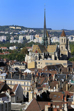 View Of City From Philippe Le Bon Tower, Dijon, Côte-d'Or Departement, Burgundy, France