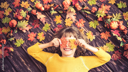 Cuadros en Lienzo Autumn Thanksgiving Holiday Concept