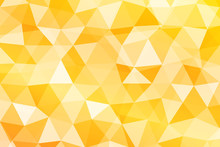 Abstract Low Poly Orange Background. Vector Illustration. For Idea Your Banner, Presentation