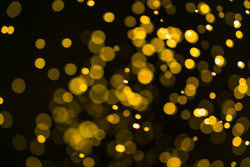 Wall Mural - abstract background with bokeh defocused lights and shadow
