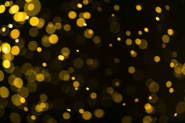 Wall Mural - abstract background with bokeh defocused lights and shadow