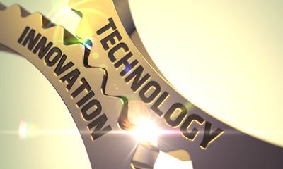Poster - Technology Innovation Concept. 3D Render.
