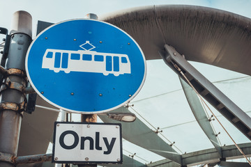 traffic sign for trains