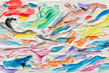 Canvas Print - abstract painting color texture. artistic background for a paint