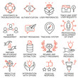 © enotmaks - Vector set of 16 icons related to business management, strategy, career progress and business process. Mono line pictograms and infographics design elements - part 35