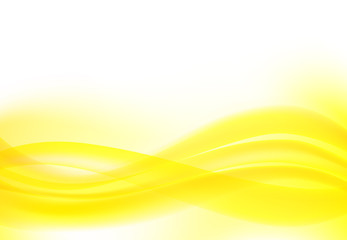 Wall Mural - abstract wave background yellow