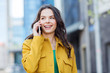 © Syda Productions - smiling young woman or girl calling on smartphone