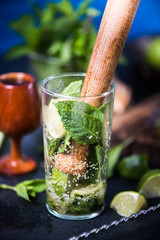 Sticker - Cuban Mojito from natural ingredients