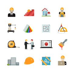 Sticker - Architect icons set