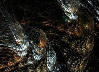 Aufkleber - Abstract fractal background. Design element for brochure, advertisements, web and other graphic designer works.