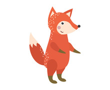 Vector Illustration Fox Character.