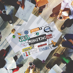 Poster - Marketing Commercial Advertising Plan Concept