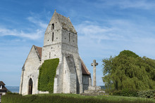 The Medieval Church, L' Eglise St. Martin De Cricqueboeuf, Calvados, Normandy, France