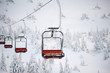 cable car lift at ski resort