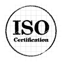 Canvas Print - ISO certification icon