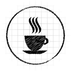 Sticker - cup icon