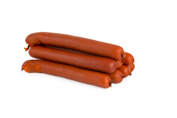 Sausage isolated on white backgroun