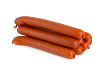 Sausage isolated on white backgroun