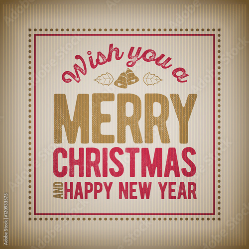 Merry christmas and happy new year, label set. xmas icons or logos Christmas and new year Greeting Design Stock-Vektorgrafik | Adobe Stock