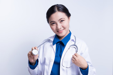 Female doctor so happy