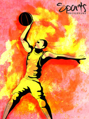 Wall Mural - Poster, Banner or Flyer for Sports concept.