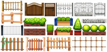 Different Design Of Fence And Wall