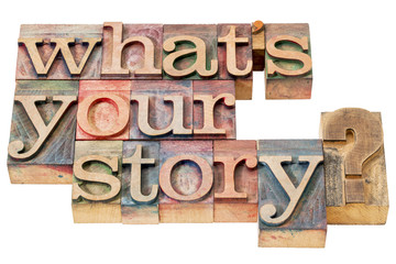 Wall Mural - what is your story question