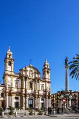 Italy. Palermo catholic church, Sicily,