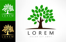 Green Tree Logo Vector