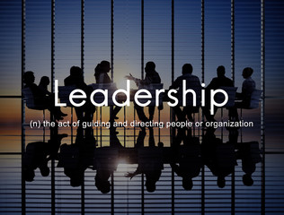 Wall Mural - Leadership Lead Guiding Support Integrity Concept