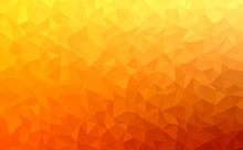 Polygonal Vector Mosaic - Red, Yellow, Orange - Autumn Colors