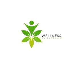 Wall Mural - Wellness logo