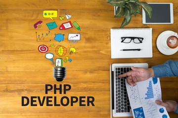 Fototapete - PHP DEVELOPER
