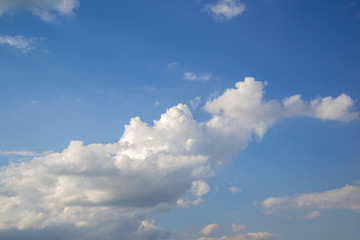 Wall Mural - Clouds and blue sky background