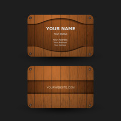 Wall Mural - Business Card Template