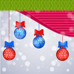 Wall Mural - Christmas background